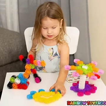 RAINBOW TOYFROG 100-Piece Interlocking Gears for Kids
