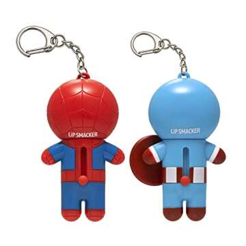 Lip Smacker Marvel Keychain Lip Balm - Spiderman & Captain America
