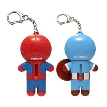 Lip Smacker Marvel Keychain Lip Balm - Spiderman & Captain America