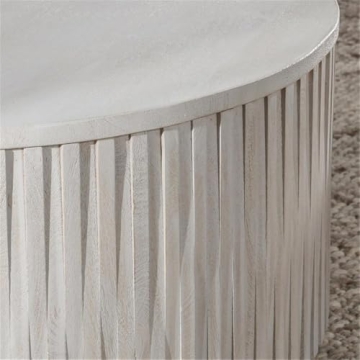Kosas Home Maya Cocktail Table in Sunbleached Gray