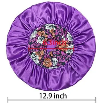 3 Pack Satin Bonnets for Sleeping, Comfort & Style