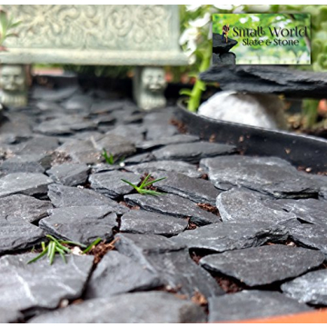 Natural Slate Stones for Mini Gardens and Aquariums