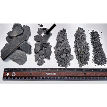 Natural Slate Stones for Mini Gardens and Aquariums