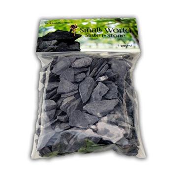 Natural Slate Stones for Mini Gardens and Aquariums