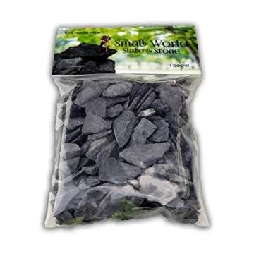 Natural Slate Stones for Mini Gardens and Aquariums