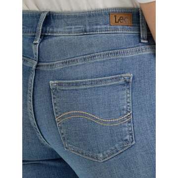 Lee Women's Ultra Lux Comfort with Flex Motion Bootcut Jean Majestic 12 Medium