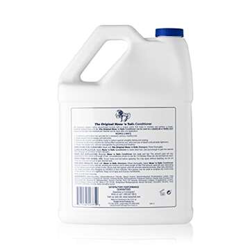 Mane 'n Tail Conditioner Gallon, for Soft Silky Hair. For Horses and Humans! (128 Fl Oz)