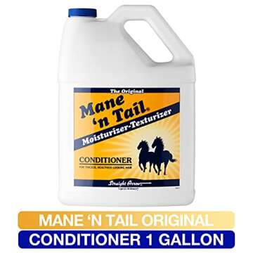 Mane 'n Tail Conditioner Gallon, for Soft Silky Hair. For Horses and Humans! (128 Fl Oz)