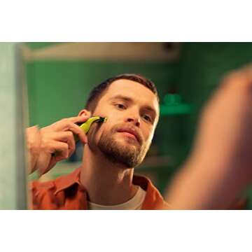 Philips OneBlade 2 Stainless Steel Replacement Blades for Face, Compatible with All OneBlade Beard Trimmers, Body Groomers, Electric Razors (Model QP220/50)