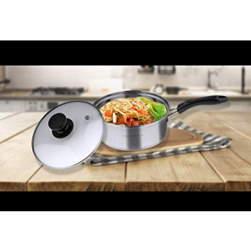 Durable Stainless Steel 6-Piece Cookware Set by Lake TIAN