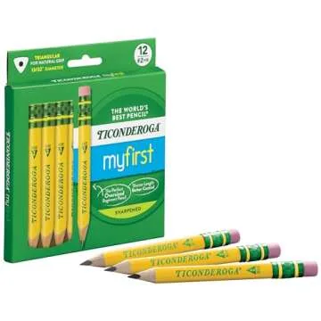 Ticonderoga My First Triangular Pencils for Easy Writing
