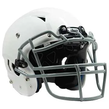 Schutt Youth Vengeance A11 Football Helmet, VROPO TRAD Facemask, X-Large, White