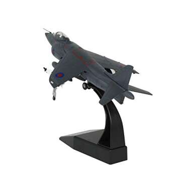 HANGHANG 1/72 Scale United Kingdom Harrier FRSMK1 Attack Plane Metal Fighter Military Model Fairchild Republic Diecast Plane Model