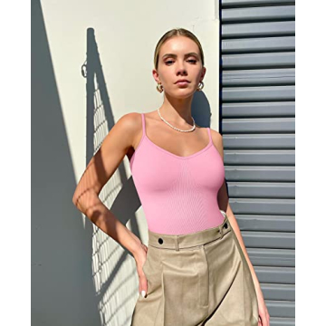 OQQ Women's Stylish Tummy Control Bodysuit - 3 Piece Set