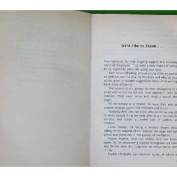 Siblings Without Rivalry Book for Peaceful Family Dynamics