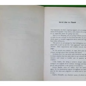 Siblings Without Rivalry Book for Peaceful Family Dynamics