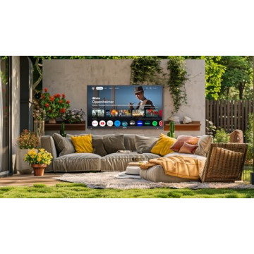 SYLVOX 55 inch Outdoor TV with 4K Waterproof Feature