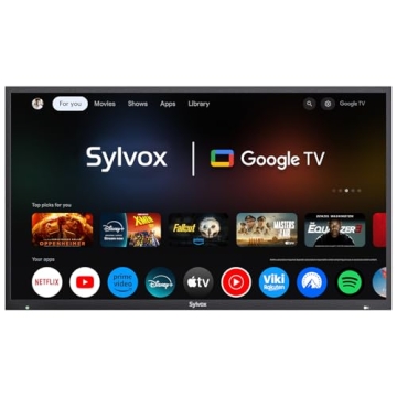 SYLVOX 55 inch Outdoor TV with 4K Waterproof Feature