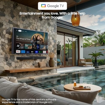 SYLVOX 55 inch Outdoor TV with 4K Waterproof Feature