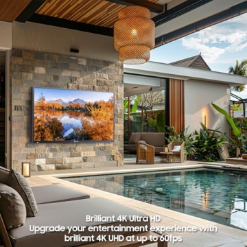 SYLVOX 55 inch Outdoor TV with 4K Waterproof Feature