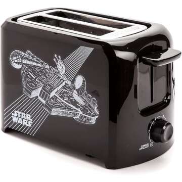 Star Wars LSW-21CN 2-Slice Toaster,Black