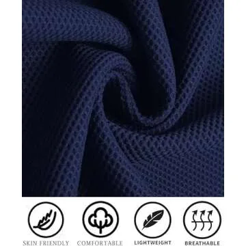 COOFANDY Men's Waffle Tracksuit Set for Sports Style