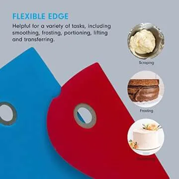 Messermeister Silicone Bowl Scraper Set - Flexible & Easy to Clean