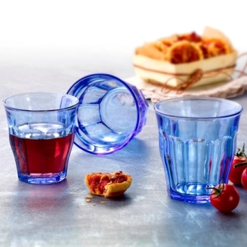 Duralex-Picardie Marine Blue Glass Set of 4 Tumblers