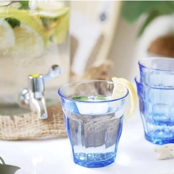 Duralex-Picardie Marine Blue Glass Set of 4 Tumblers