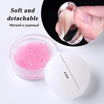 Jelly Nail Art Stamper for Beautiful French Nails