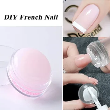 Jelly Nail Art Stamper for Beautiful French Nails