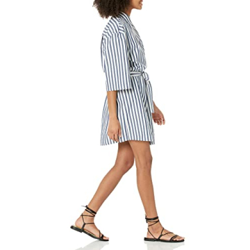 Dakota Belted Mini Shirt Dress for Plus Size Women