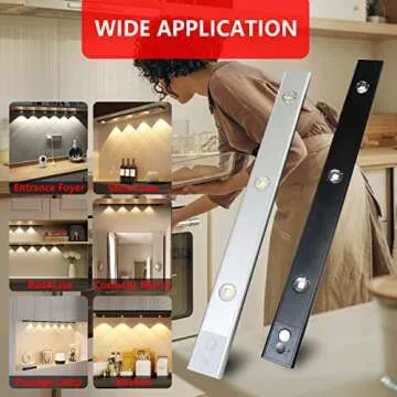 Under Cabinet Lights with Unique Waveform LED Design