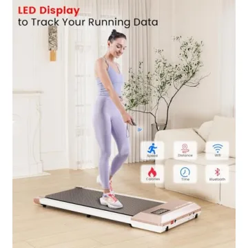 DeerRun Portable Under Desk Walking Pad for Home Office