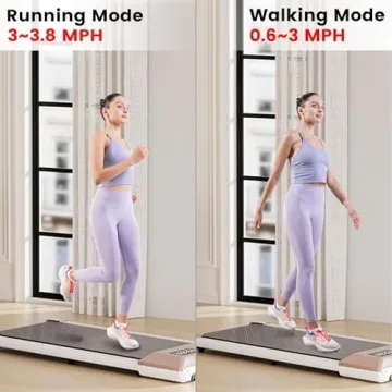 DeerRun Portable Under Desk Walking Pad for Home Office