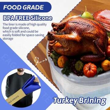 Durable Reusable 5 Gallon Bucket Liner for All Tasks