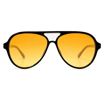 SojoS Classic Retro Aviator Sunglasses - Stylish & Polarized