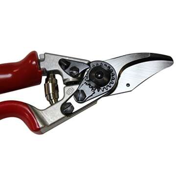 Felco Pruning Shears (F 12) - High Performance Swiss Made One-Hand Garden Pruner with Steel Blade