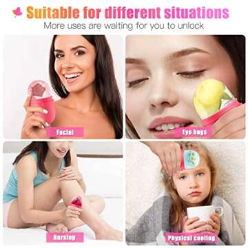 Ice Roller for Face - Homgaty Silicone Beauty Tool