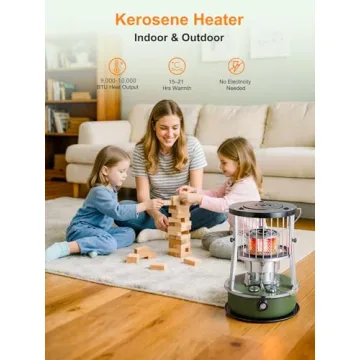 10,000 BTU Kerosene Heater - Indoor & Outdoor Use
