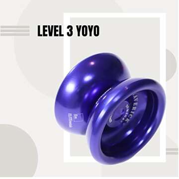Yomega Maverick - Professional Aluminum Metal Yoyo for Kids and Beginners with C Size Ball Bearing f...