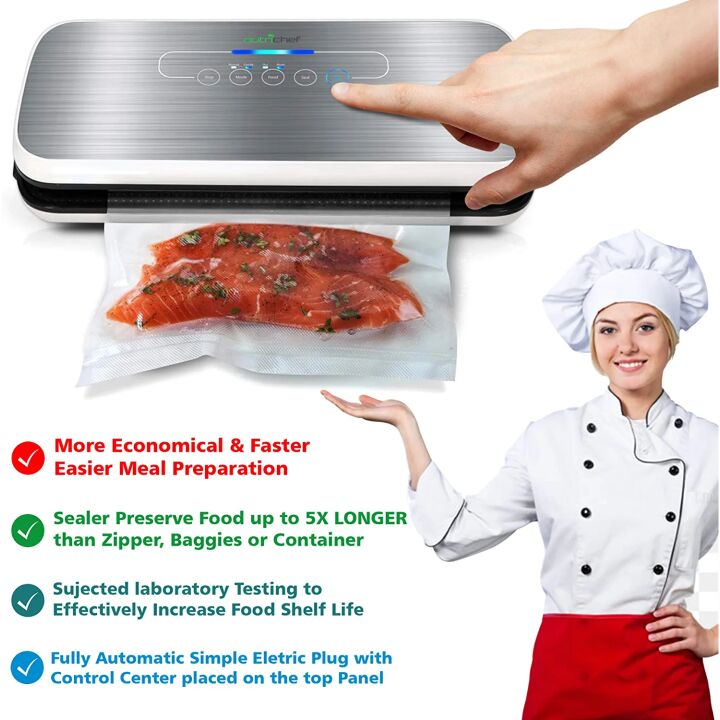NutriChef PKVS Sealer - Smart Vacuum Packaging System