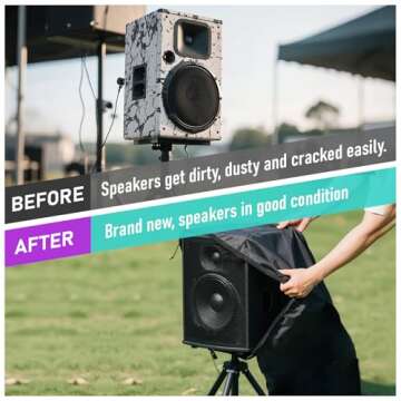 Durable 15 in Speaker Covers for Outdoor Protection