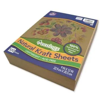 Ecology Natural Kraft Sheets Craft Paper, 500 per Ream
