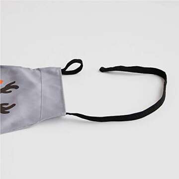 Polyester Cotton Family Aprons with Pocket Adjustable Extra Long Ties for Kids Parents Boys Girls Kitchen Cooking Painting 2Pack (Grey)