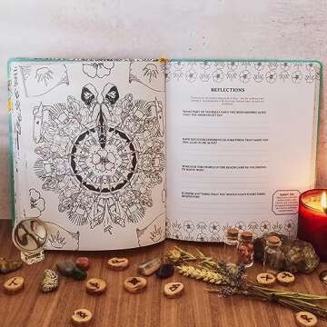 Modern Witch Tarot Coloring Book - Color Your Way to Insight
