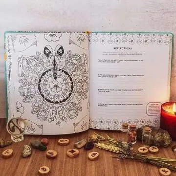Modern Witch Tarot Coloring Book - Color Your Way to Insight