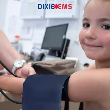 Dixie EMS Pediatric Aneroid Blood Pressure Cuff – Accurate & Durable
