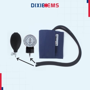 Dixie EMS Pediatric Aneroid Blood Pressure Cuff – Accurate & Durable