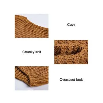 Womens Cardigans Ladies Autumn Warm Cozy Open Front Long Sleeve Chunky Cable Knit Ribbed Cardigan Sweater Large Size 12 14 Yellow Brown